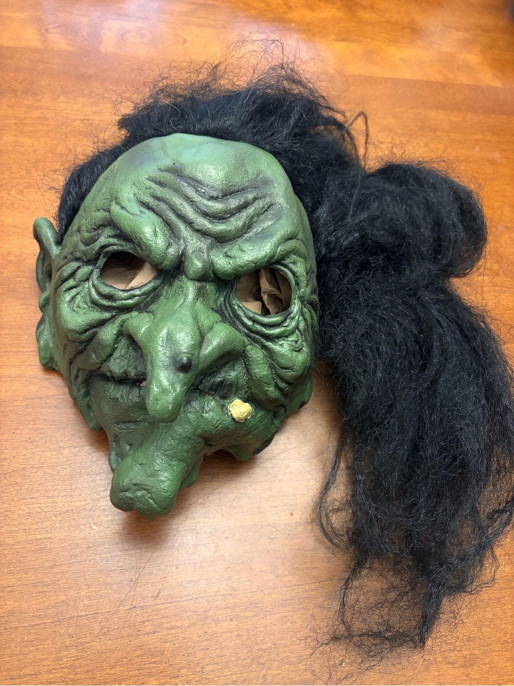Don Post Studios PMG Vintage 2006 Green Witch Mask Halloween Horror Costume Prop